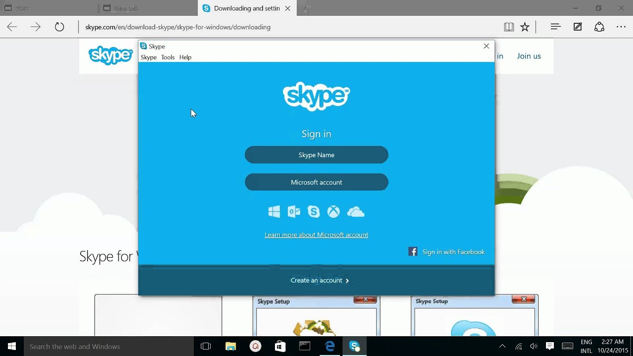 skype for desktop windows 10